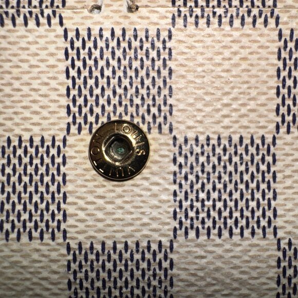 Authentic Louis Vuitton Emilie Wallet in Damier Azur Canvas - Picture 9 of 16